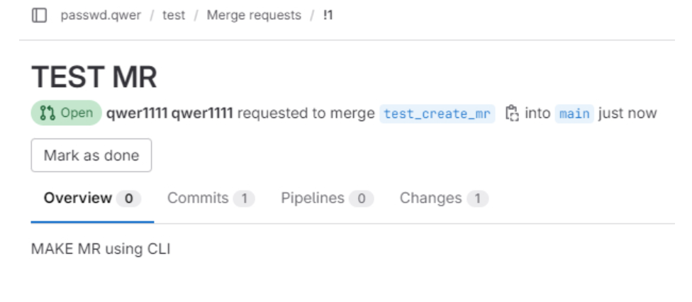 [GitLab] git cli로 Merge Request 생성 - BESPIN Tech Blog